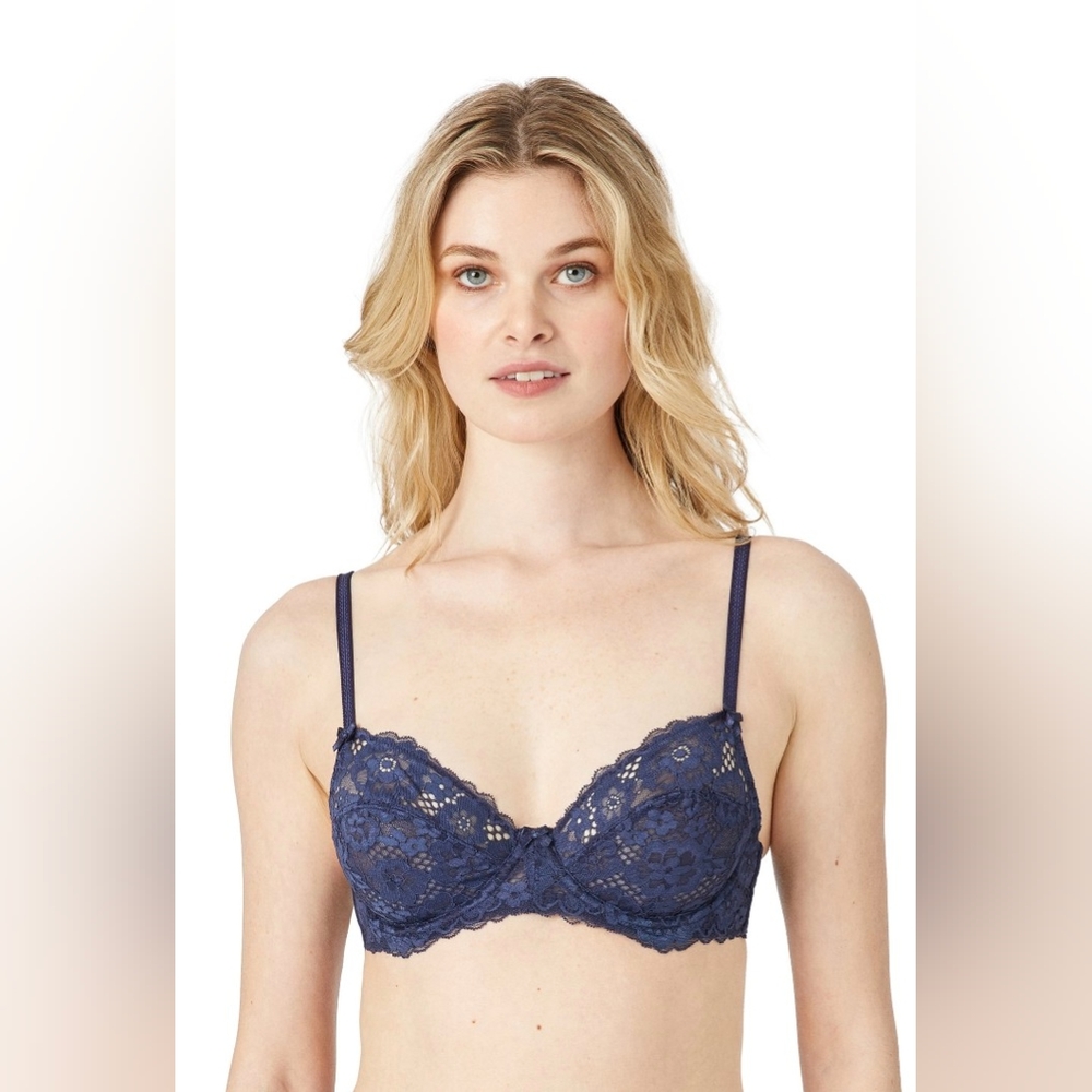 Adored by Adore Me Chelsey floral unlined under wire bra size 32D